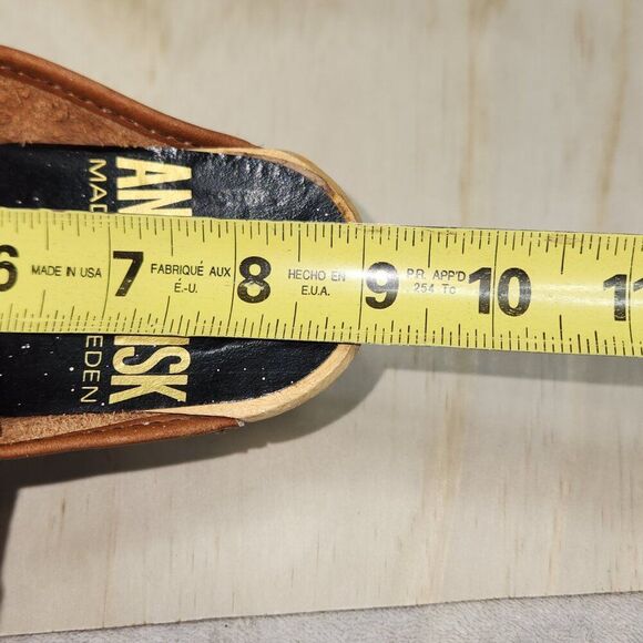 Anatomisk Sweden Leather Cognac Slip In Clog Women's Size EU 36 US 5.5 - Picture 12 of 12